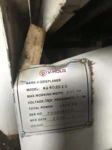 Четырехсторонний станок V-HOLD MB4020X5